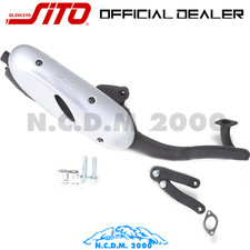 MARMITTA 0586 SITO PLUS FERRO APRILIA SCARABEO STREET 50 MOTORE PIAGGIO DAL 2009