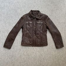 UNITED COLORS OF BENETTON GIACCA FINTA PELLE TAGLIA 44 (M) NUOVA SENZA ETICHETTA