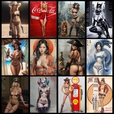 Targa Insegna Alluminio Latta Metallo A5 20X15cm Uomo Grotta Tiki Bar Sexy Femmina