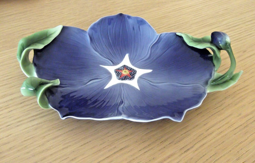 Piatto pervinca porcellana