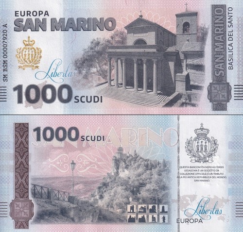 Banconota prova commemorativa