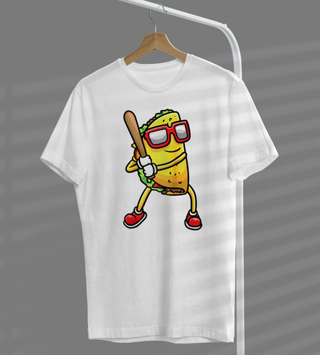 Shirt uomo tacos baseball - tacos,