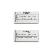 Giradischi personalizzato Thorens TD 160 SUPER alluminio 71 mm (2,8") X 33 mm (1,3")