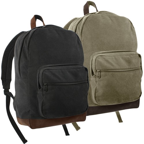 Zaino vintage tela con - tela,