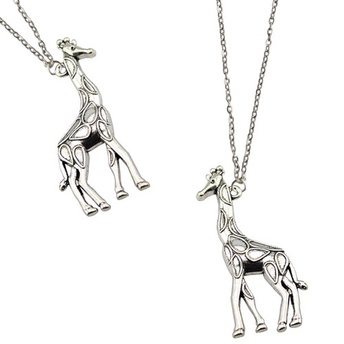 Collana giraffa argento - , carina