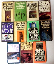 Lot of 11 NERO WOLFE