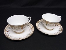 Extreme Christiandior Dior Bijoux Tazza Piattino Set di 2 Stoviglie Bianco As468