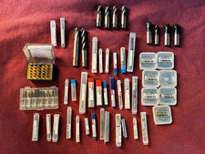 Lotto Frese-punte trapano-frese scanalature-81pz-chiusura officina-alta qualità