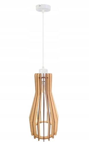 Wooden pendant light - pendant, e27