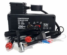 MINI COMPRESSORE PORTATILE CANOTTI AUTO 12V 220V AUTO BICI MOTO 250PSI