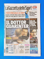 GAZZETTA DELLO SPORT 16 FEBBRAIO 2015 MILAN-INZAGHI-INTER-GUARIN-VIDAL-JUVENTUS