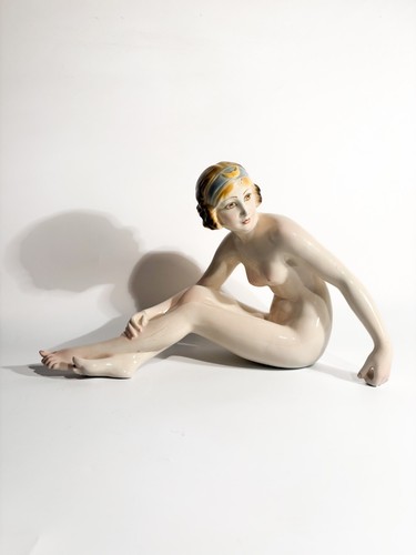 Scultura art déco nudo - scultura,