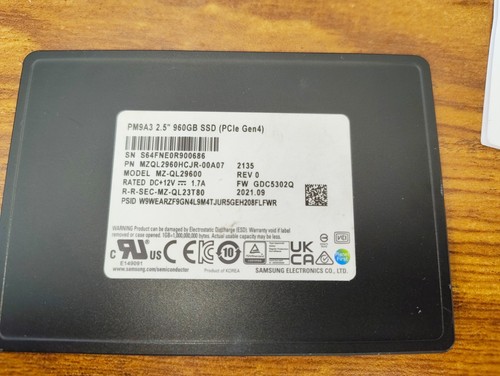 Samsung pm9a3 960gb ssd - samsung,