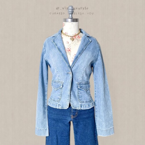 Giacca jeans y2k - giacca,