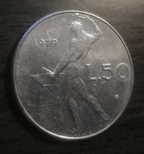50 lire vulcano 1979 errore di