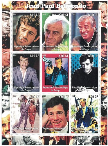 Foglio francobolli jean - jean, paul