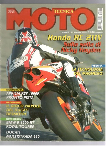 Moto tecnica 2005 honda rc - tecnica, 4/2005