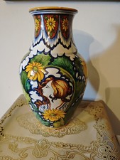 Vaso Ceramica Maiolica Liberty