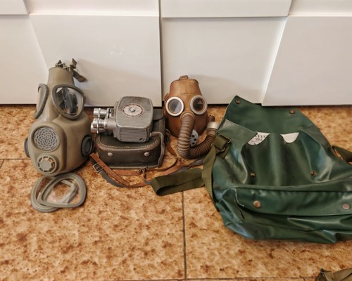 Kit militare vintage maschera - vintage,