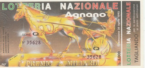 Biglietto lotteria nazionale
