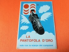 Adesivo vintage anni 80 casco moto stereo no calcio pantofola d'oro scarpa