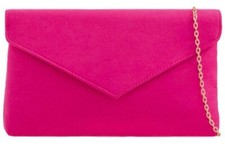 Pochette rosa donna finta