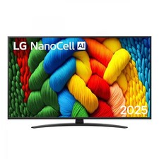 Lg Smart TV 50" 4K Ultra HD NanoCell WebOS a7 Gen8 Classe F Nero 50NANO81A6A.API