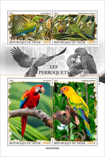 Francobolli pappagalli mnh - pappagalli,