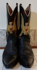 stivali in pelle vintage El Charro.camperos ricamati.molto rari.numero eu 42.