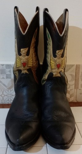 Stivali pelle vintage - stivali,