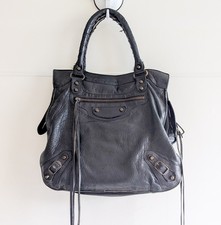 Balenciaga borsa Mid Afternoon nera usata