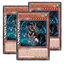 DRACOTAIL PAN 3x • (Dracocoda Pan) • Rara • JUSH EN003 • 1Ed • Yugioh! ANDYCARDS