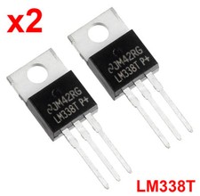 Lm338 lm338t regolatore - x2,