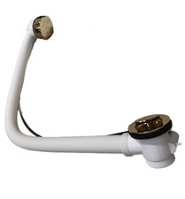 COLONNA SCARICO VASCA DORATA