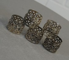 5 rari anelli per tovaglioli