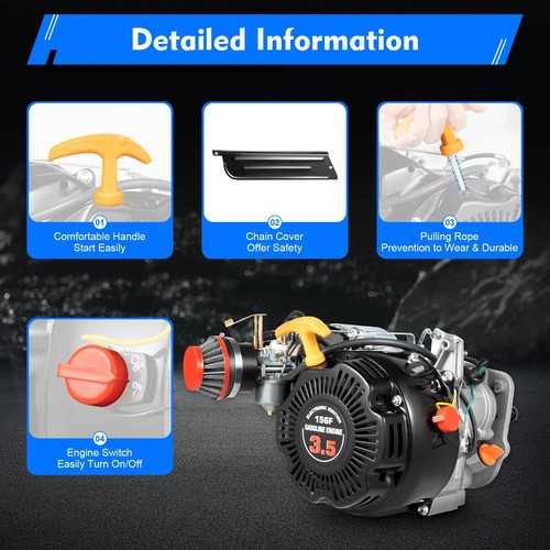 Set motore benzina 110cc - set,