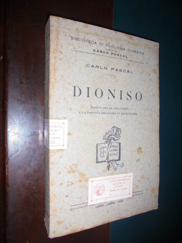 Pascal dioniso saggio - c.;,