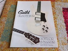CATALOGO CHITARRE GUILD ELECTRICS GUITAR E BASSES MADE IN USA