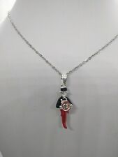 CIONDOLO ARGENTO  GOBBO CORNO