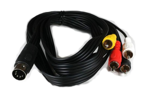 Cavo audio pin - din, maschio