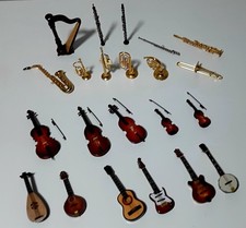 STRUMENTI MUSICALI IN MINIATURA DA COLLEZIONE