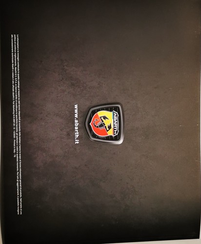 Brochure depliant abarth 595 - depliant,