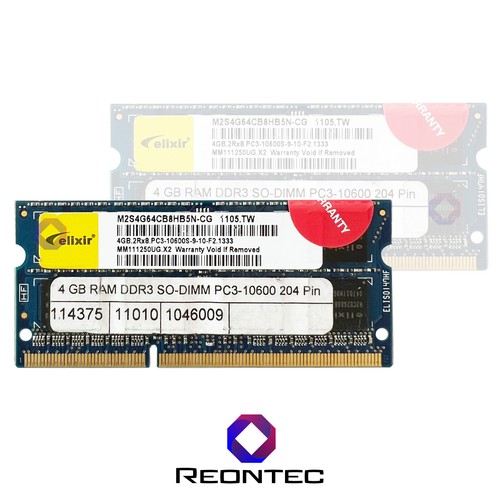 4gb ram laptop - elixir, pc3