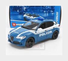 1:24 BURAGO Alfa Romeo Stelvio Polizia 2017 Light Blue BU21096-POL