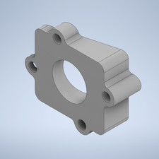 BASETTA inclina collettore aspirazione MINARELLI ORIZZONTALE, inclinazione 15°