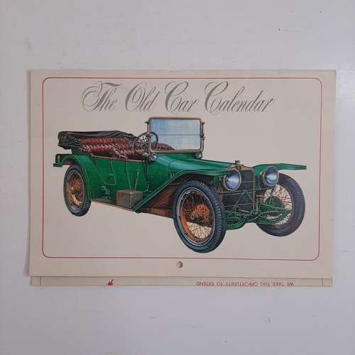 Calendario auto epoca 1964 - calendario,