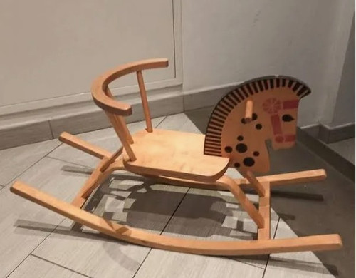 Cavallo dondolo legno - cavallo,