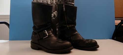 Stivali moto 883 - police, pelle