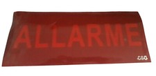 Adesivi Segnaletica Sicurezza Allarme cm. 32 x 13