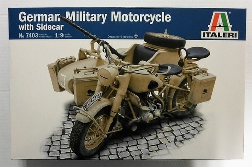 Italeri kit moto militare - italeri, 1:9